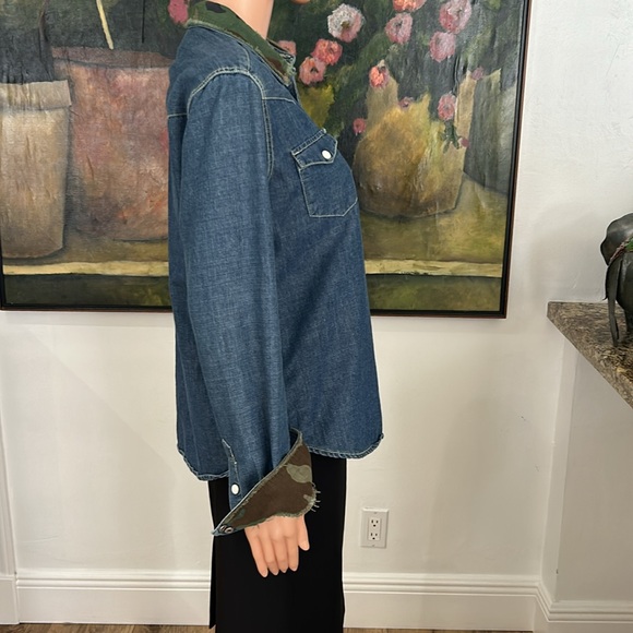 **5 MORE DAYS TO MAKE AN OFFER** Millau button down jean shirt - Picture 3 of 10